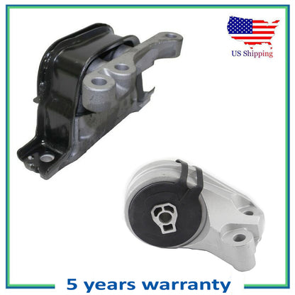 Set 2PCS Engine Motor & Auto Trans Mount For Chevry Equinox GMC Terrain 3.0 3.6L