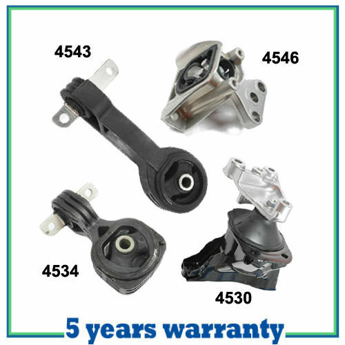 Para Motor & Trans Montaje Juego 4 2006-2011 Honda Civic 1.8L Auto Trans
