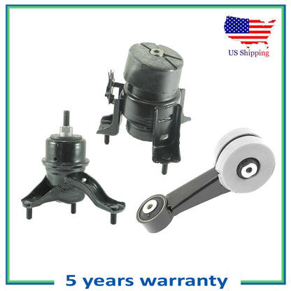 62034 4239 62036 Set Engine Motor Mount Polyurethane For 07-09 Lexus RX350 3.5L