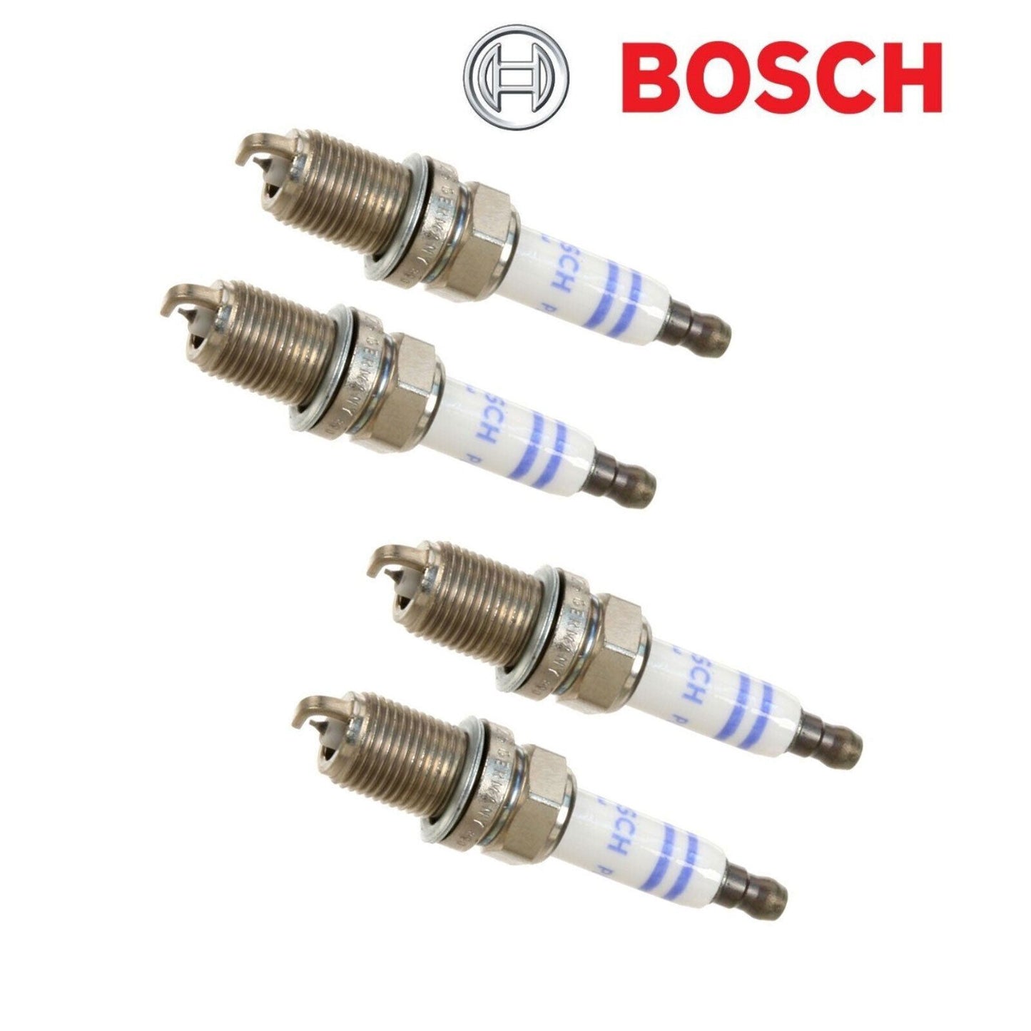 EO BOSCH Double Platinum Spark Plugs 4 PCS FR6KPP332S For Audi A3 VW Beetle