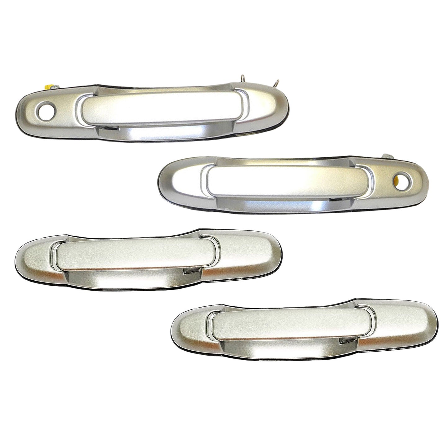 Juego 4PCS Exterior Puerta Mango Para 1998-2003 Toyota Sienna Plateado Sombra