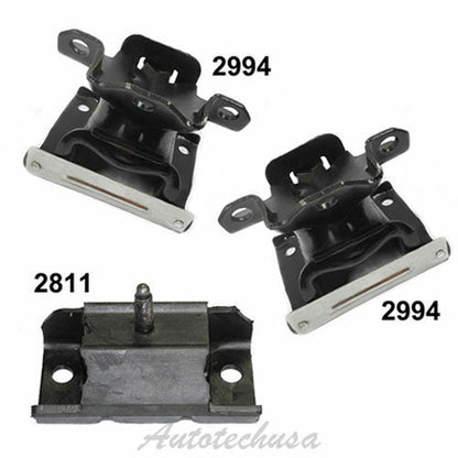 Engine Motor & Trans. Mount M1194 For Silverado Sierra 1500 Set 3 2811 2994 2994