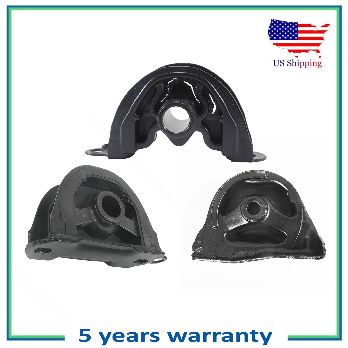 3PCS Motore Montante Per 1999-2000 Honda Civic Si 1.6L 6576 6563 6506