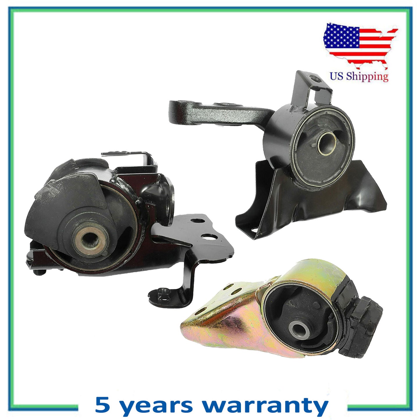 6479 6488 6465 Trans Engine Motor Mount For 99-03 Mazda Protege 1.6L