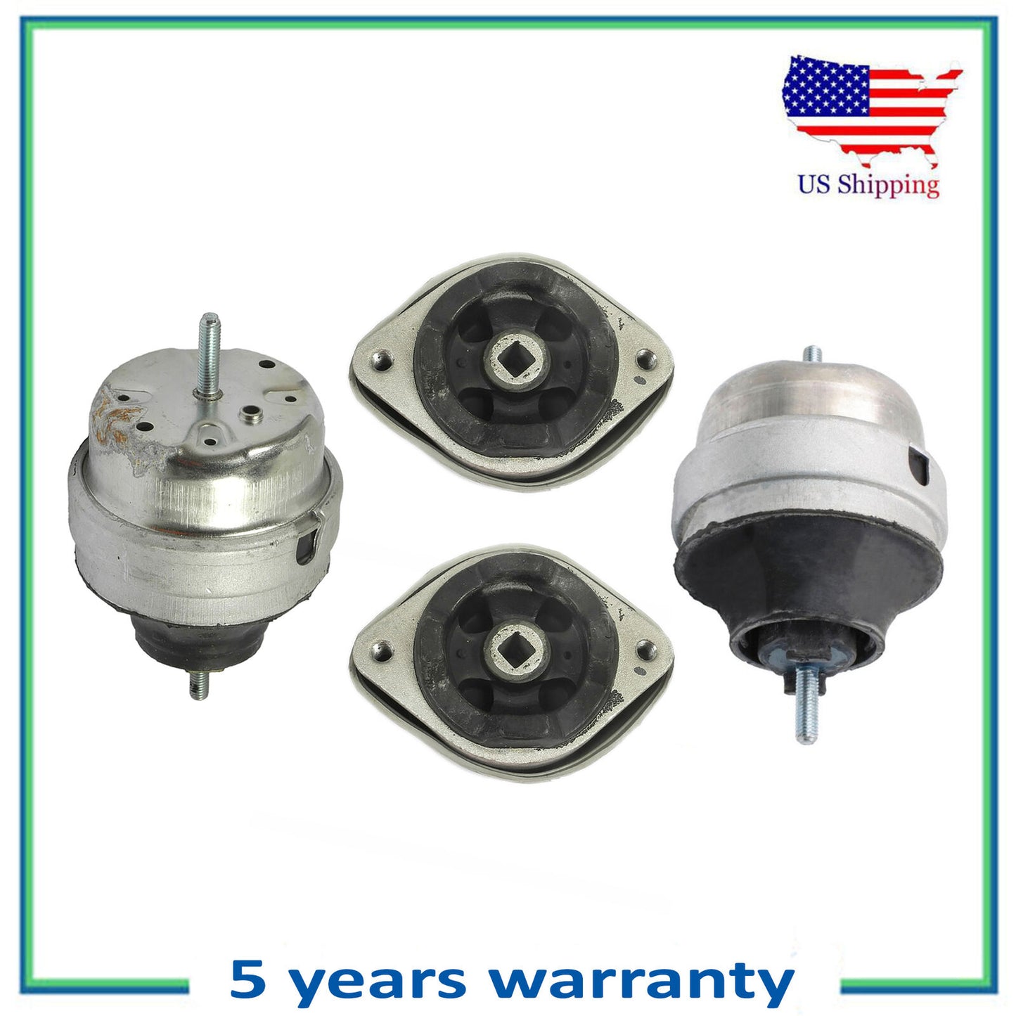 Engine Motor & Trans Mount 2003-2005 For Audi A4 A4 Quattro 1.8L 4PCS. for Auto.