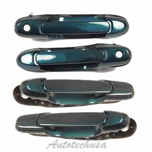 98-03 For Sienna CLASS GREEN PEARL 6P2 Full Set 4 Outside Door Handle DS84