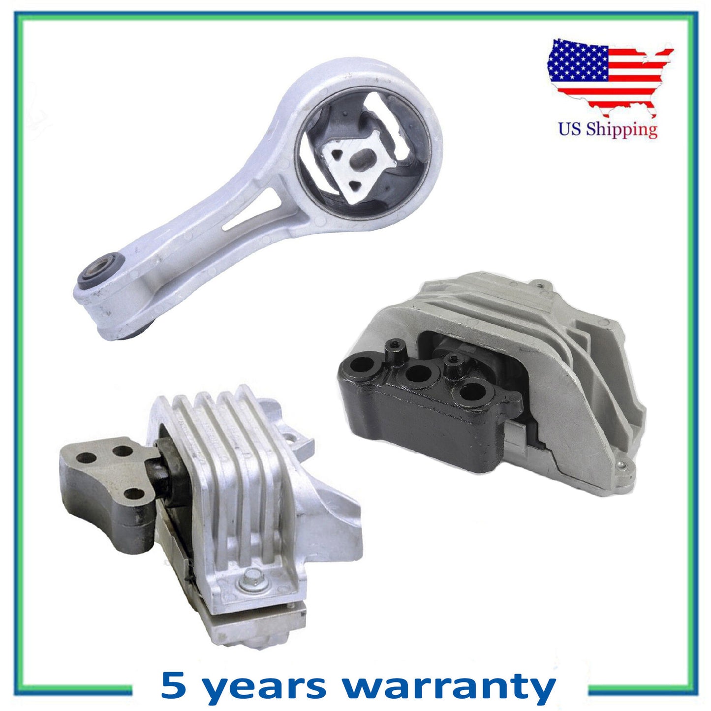 Delantero Derecho Posterior Motor & Auto Trans Montaje Nuevo Para 11-16 Dodge