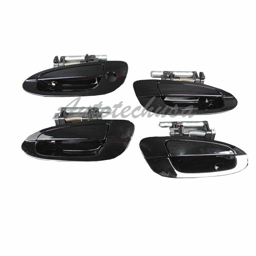 NoMoreBreaking For Nissan Altima Outside Door Handle DS228 SET 4 Black KH3