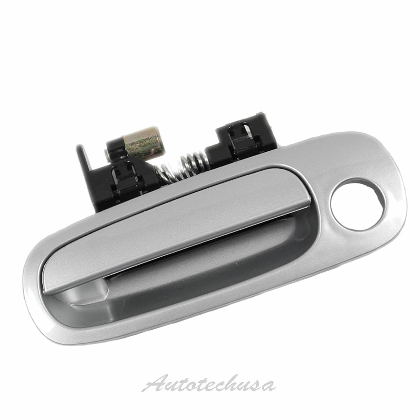 Front Left Outside Door Handle For B590 98-02 Corolla Prizm w/ Keyhole Silver