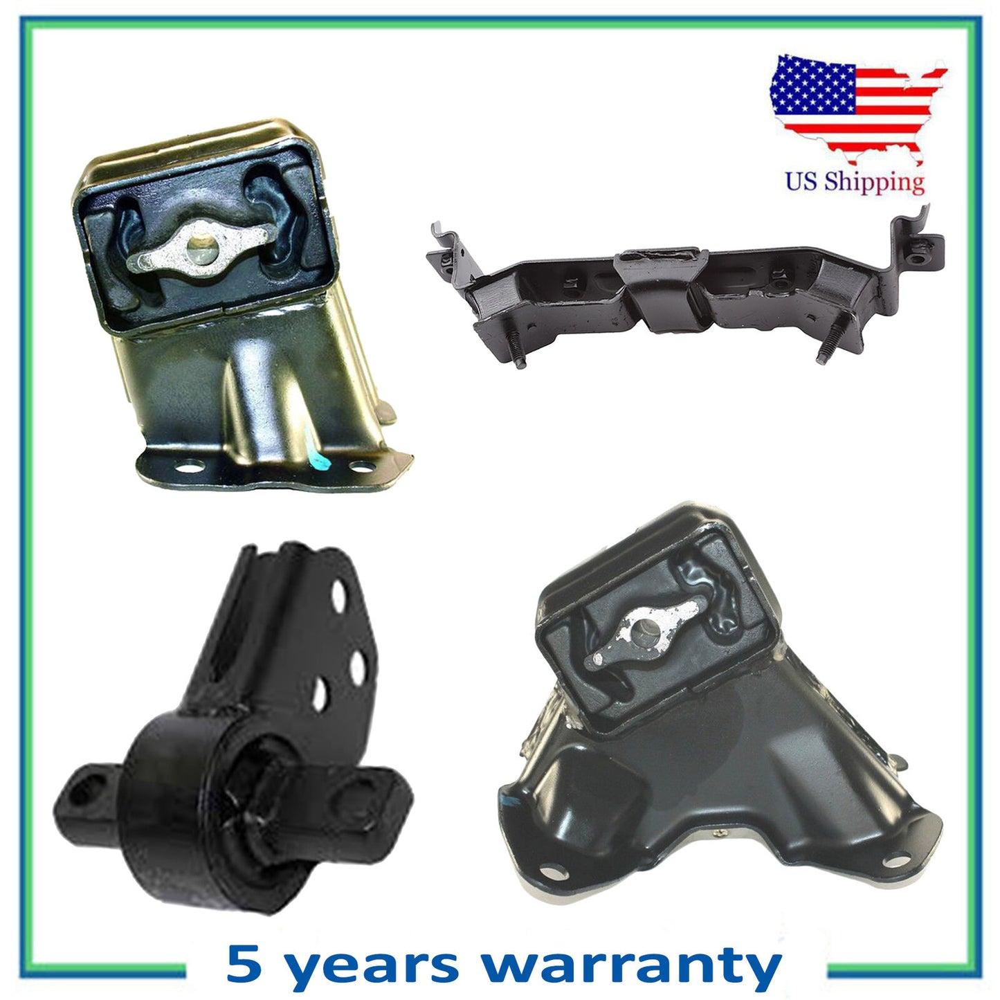 Neu Motor & Auto Trans Halterung Für Set 4PCS Jeep Commander Grand Cherokee 3.7L