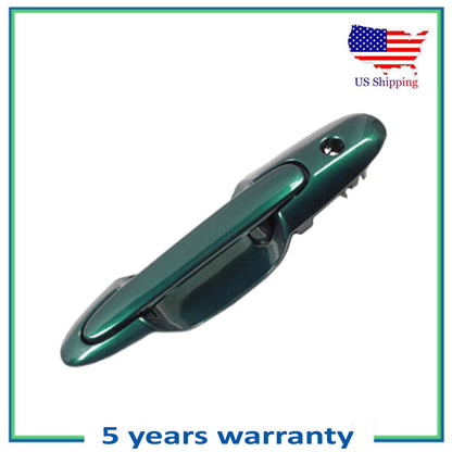 Front Left Outside Door Handle For 00-06 Mazda MPV SU/19W Amazon Green Metallic