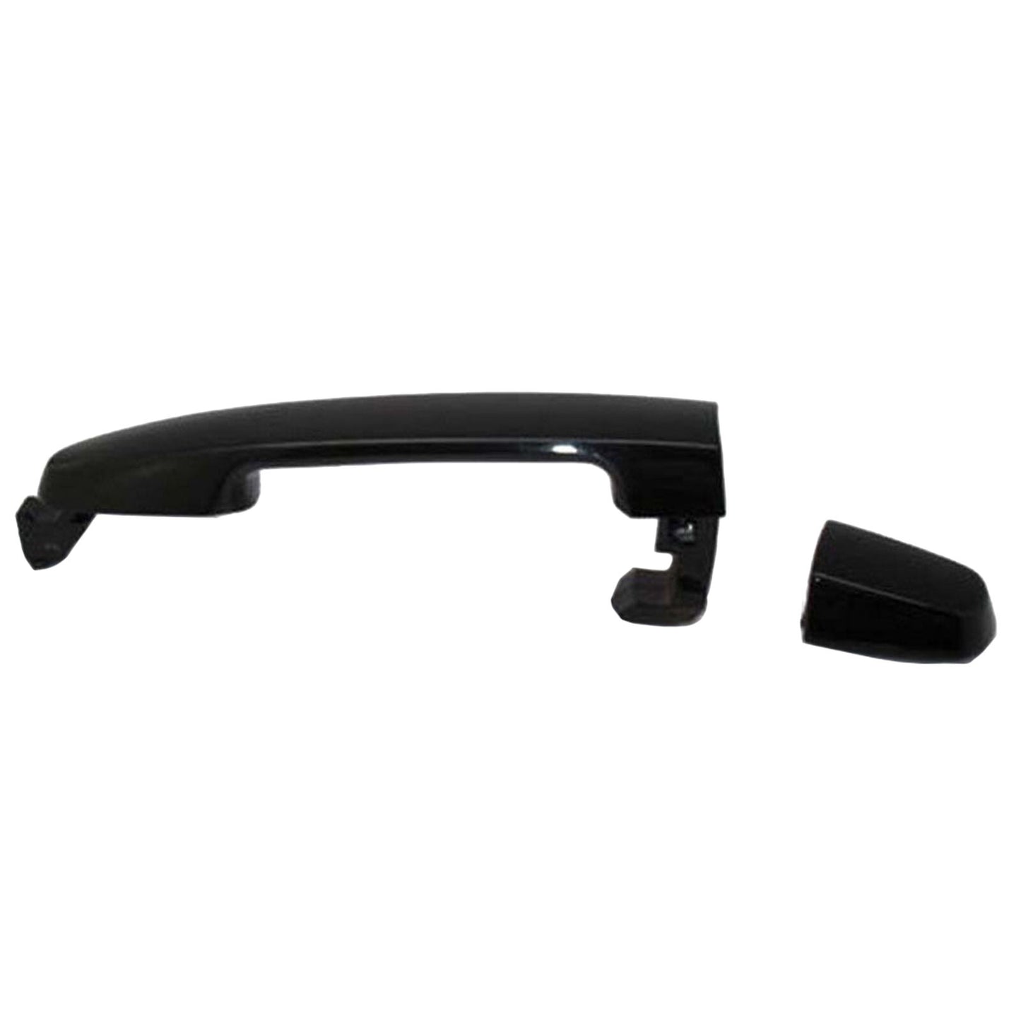 Rear L & R 2PCS Outside Door Handle For Toyota Camry Corolla Non Painted Black