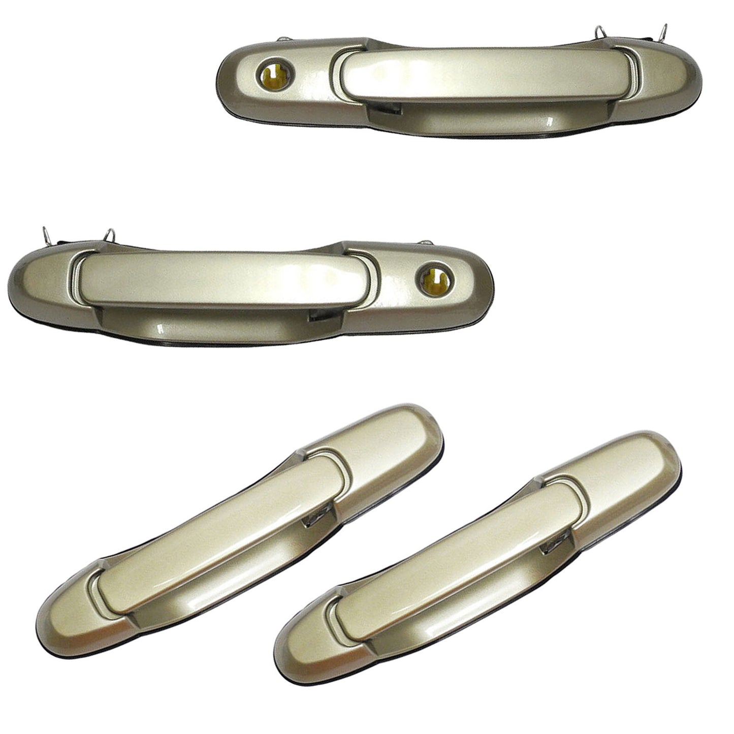 Set of 4 PCS Outside Door Handle For 98-03 Toyota Sienna Desert Sand Mica 4Q2