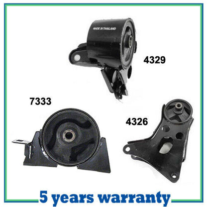 M506 Engine Motor Mount Set 3PCS For 04-06 Nissan Sentra 2.5 Auto 4329 7333 4326