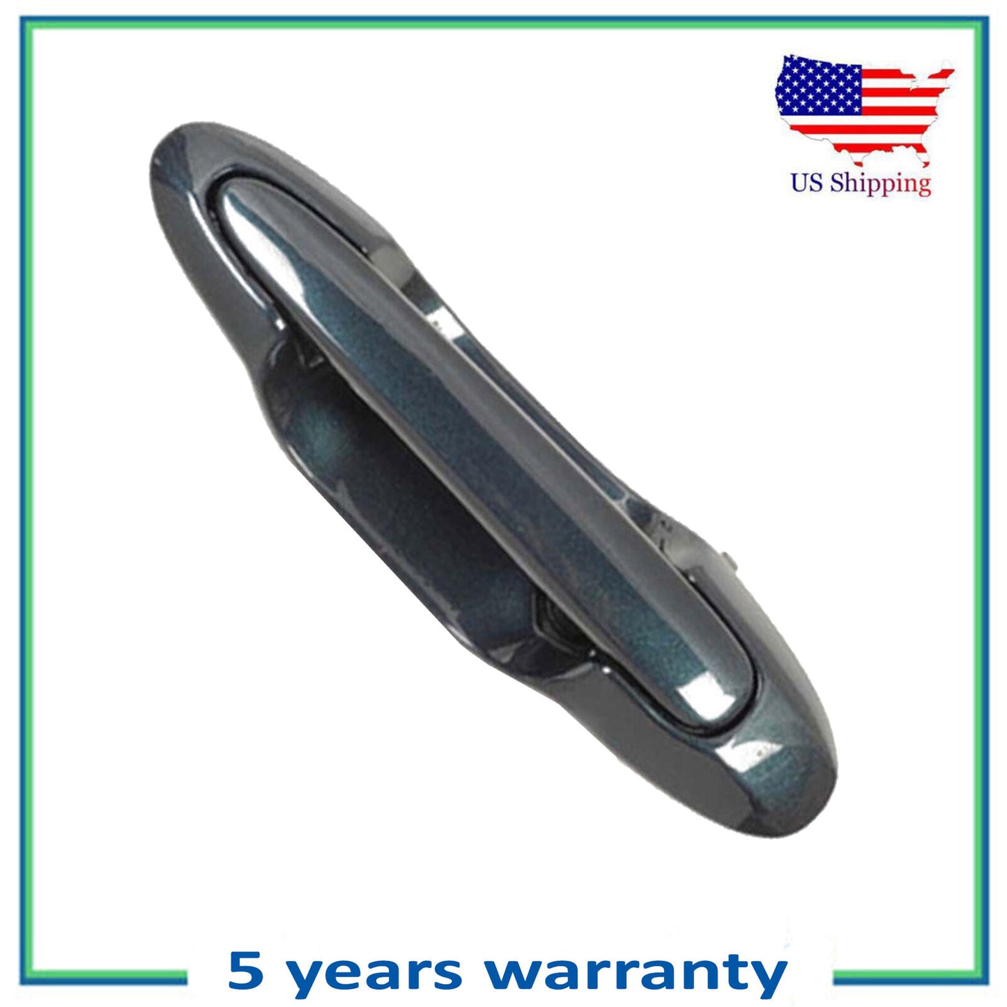 Rear Left Outside Outer Door Handle For 2000-2006 Mazda MPV Nordic Green 27C