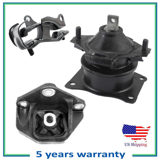 3PCS Set Moteur & Trans Montage Pour 2003-2007 Honda Accord 3.0L Auto M3683