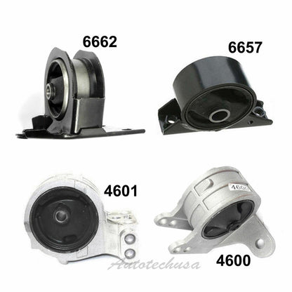 Motor & Trans Mount Auto For Sebring Avenger Eclipse 2.0L 4600 4601 6657 6662