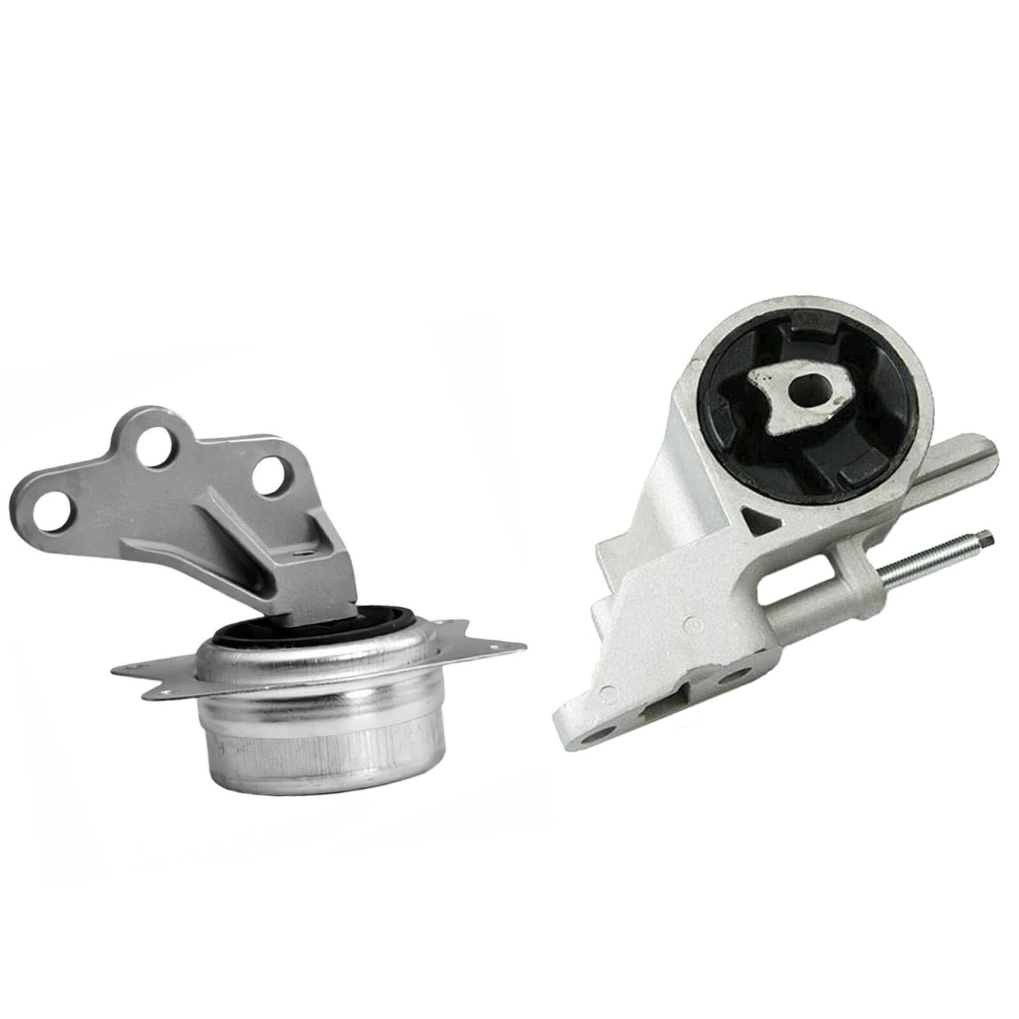 2PCS Front & Center Trans Mount for Auto for 08-10 Chevrolet Malibu 2.4L 4 Speed