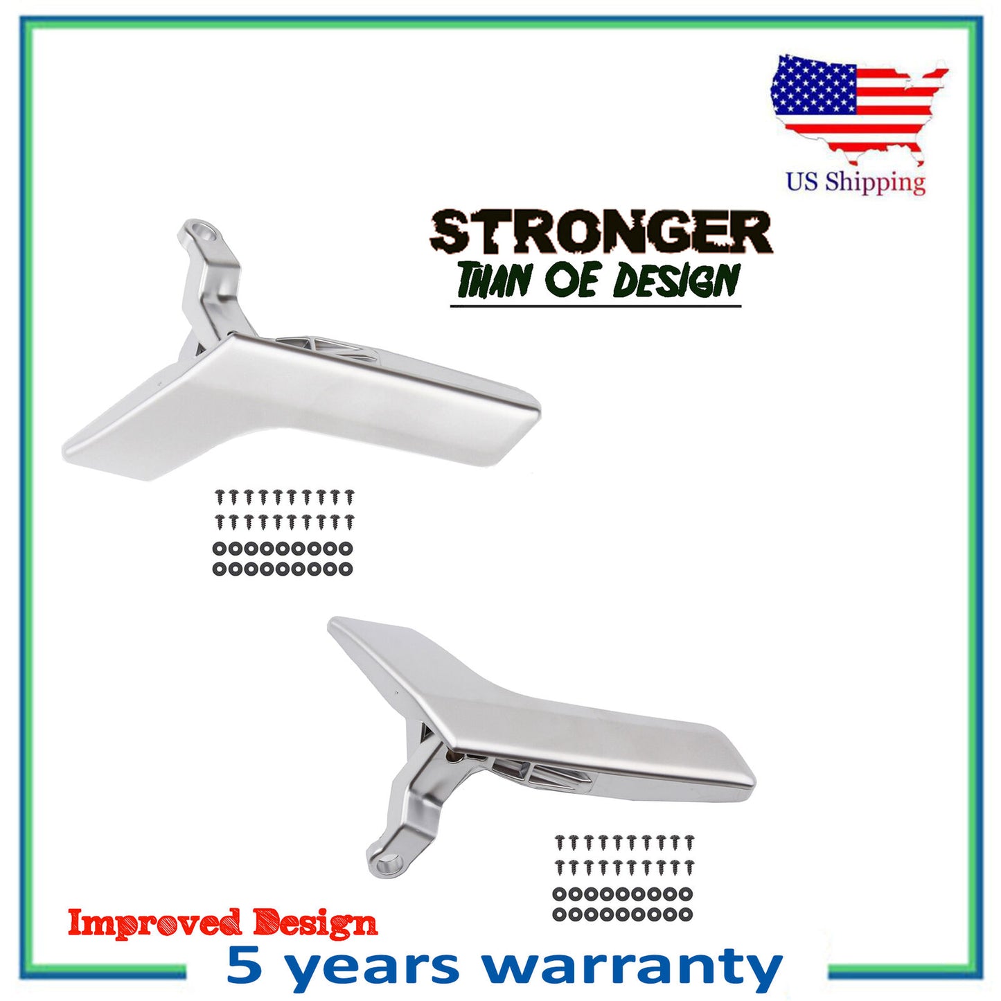 Reinforced Left &Right Interior Door Handle Repair Kit For Benz W204 X204 Chrome
