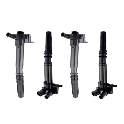 Juego 4PCS UF639 DG526 LH & UF631 DG525 Rh Encendido Bobina Para 10-14 Ford