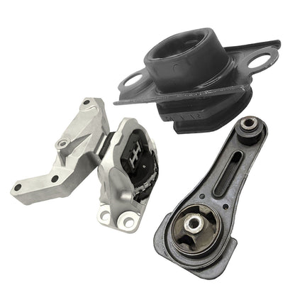 Set 3PCS Engine Motor & Auto Trans Mount For Nissan 17-22 Kicks 20-21 Versa 1.6L
