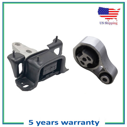 Set 2PCS New Engine Torque Strut and Transmission Mount For 11-14 Ford Fiesta
