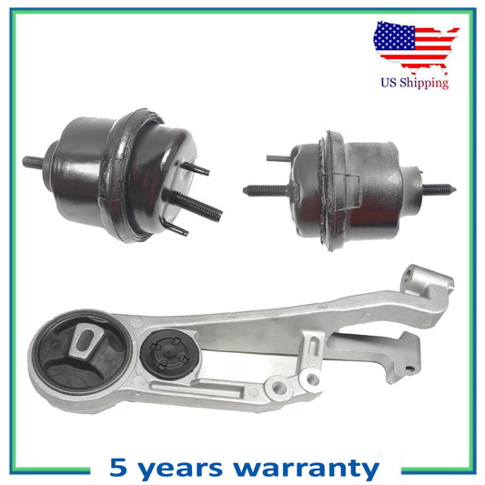 3PCS Motor & Trans Mount For 2005-2007 Ford Freestyle 500 Mercury Montego 3.0L