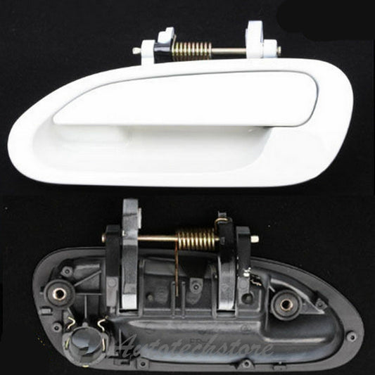 Rear Left Driver Outer Outside Door Handle For 98-02 B520 Honda Accord White