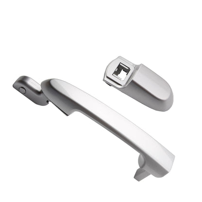 Rear Left Outside Door Handle For 06-2011 Hyundai Accent 5S Platinum Silver Mica