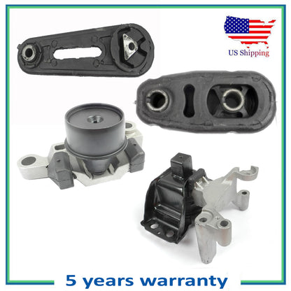 M771 4PCS Set pour 07-11 Nissan Sentra 2.0L Moteur & Trans Montage pour Auto