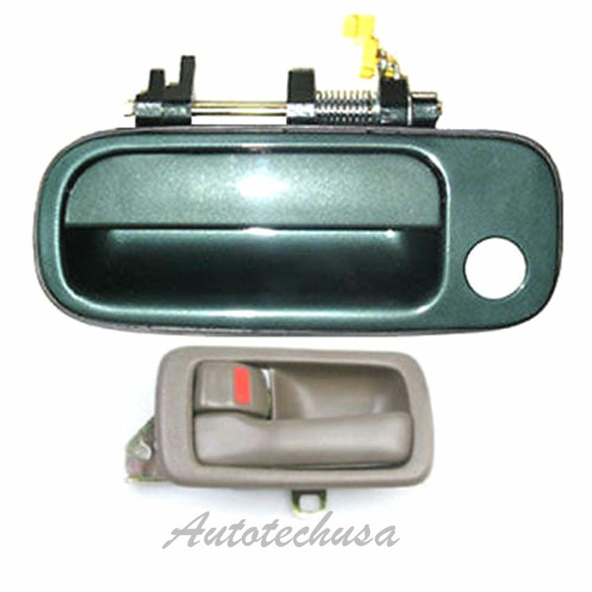 92-96 Pour Camry Porte Poignée Avant L Extérieur Vert 6P2 Intérieur Marron DS424