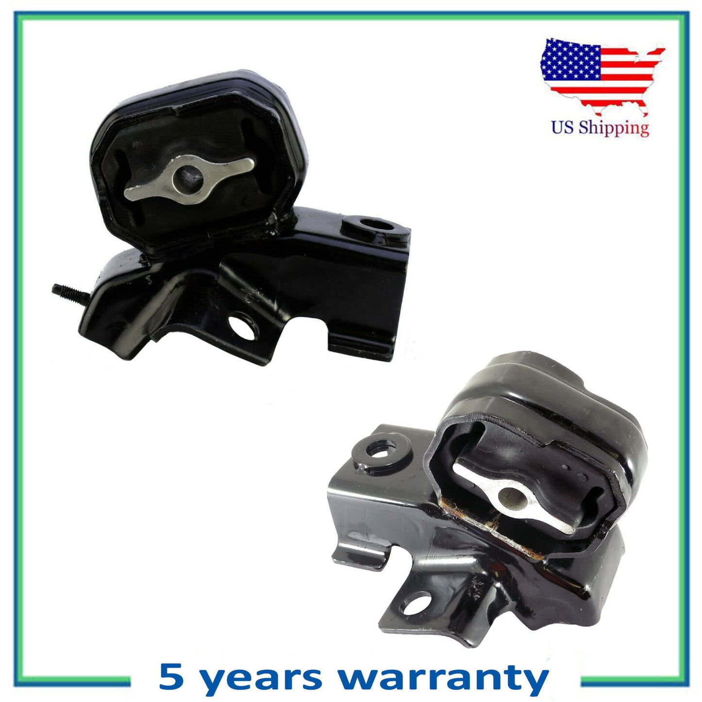 2PCS Delantero Izquierdo Y Derecho Motor Montaje De 09-12 Chevrolet Colorado GMC
