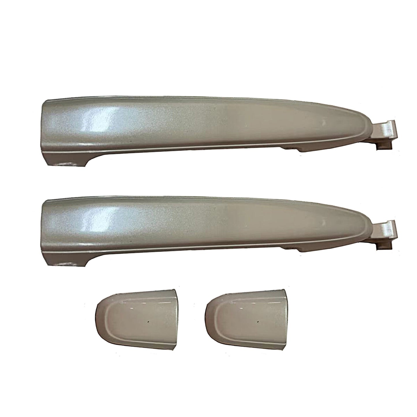 Rear Left & Right Outside Door Handle For 04-10 Toyota Sienna Blizzard Pearl 070