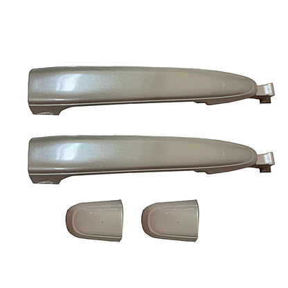 Rear Left & Right Outside Door Handle For 04-10 Toyota Sienna Blizzard Pearl 070