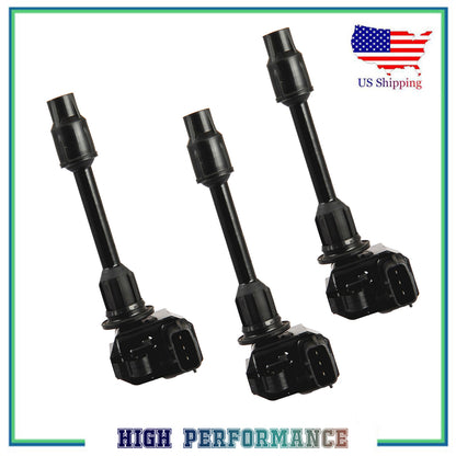 Front Inition Coil 3PCS For UF138 95-99 Nissan Maxima 96-99 Infiniti I30 3.0L