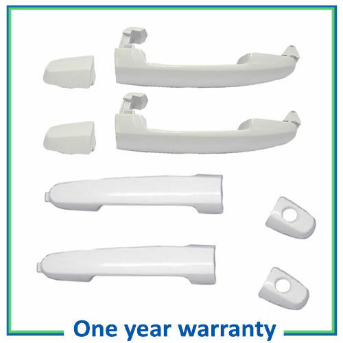 Front+Rear Outer Door Handle DH65 For Camry Corolla tC xA xB xC Set 4 White 040
