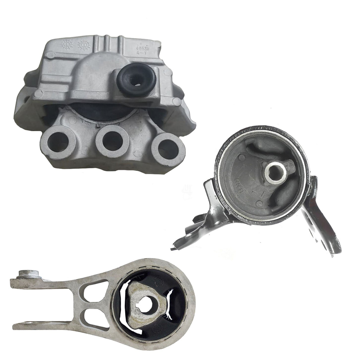 3PCS Motor & Auto Trans Montaje Para 2017 Jeep Compass 2.4L 6 Velocidad Edd Eng