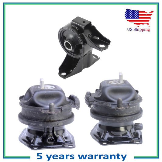 Set 3Pcs Vorne Hinter Rechts Motor Halterung Für 09-15 Honda Pilot 3.5L