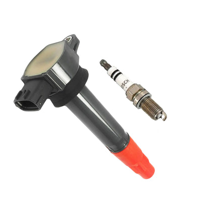 Set Ignition Coil & 7164 Spark Plug For 2005-2011 Mitsubishi Lancer Outlander