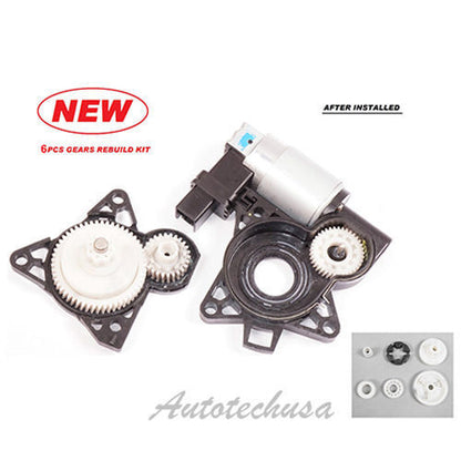 Power Window Motor Gear Regulator RK1010 For Mazda 6 2.3L 3.0L Set 6PCS