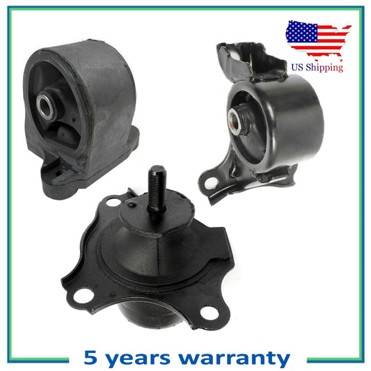 4539 6588 4511 3PCS Set Engine Motor & Trans. Mount For 2001 Acura EL 1.7L FWD