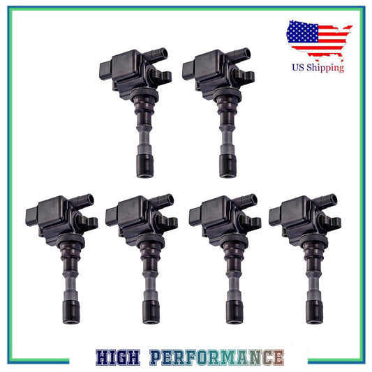 Set of 6PCS Ignition Coil For UF439 C1435 Hyundai XG350 Santa Fe Kia Amanti 3.5L