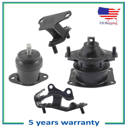4PCS Engine Motor & Trans Mount For 03-07 Honda Accord 3.0L 4526 4517 4524 4525