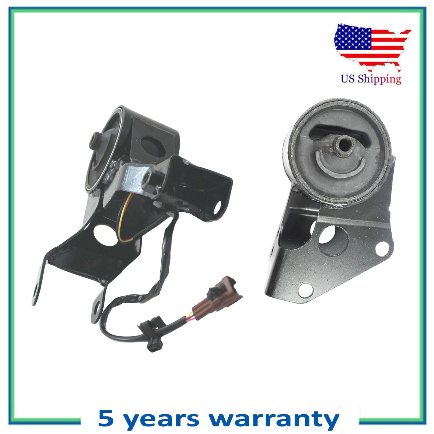 7353 7354EL 2PCS Set Engine Motor Mount For 2003-2007 Nissan Murano 3.5L 4WD