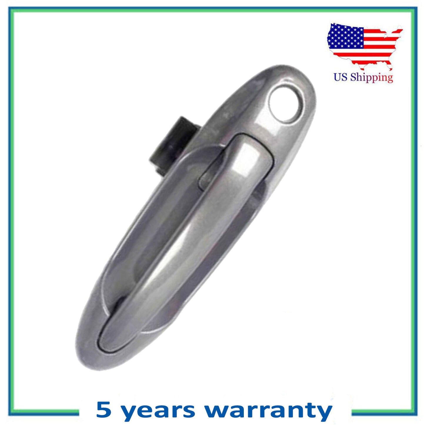 Front L Outside Door Handle For 1C7 Thunder Gray Metallic Toyota Tundra Sequoia