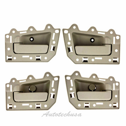 Interno Porta Manico Set DS297 05-11 Per Jeep Grande Cherokee Beige Marroncino