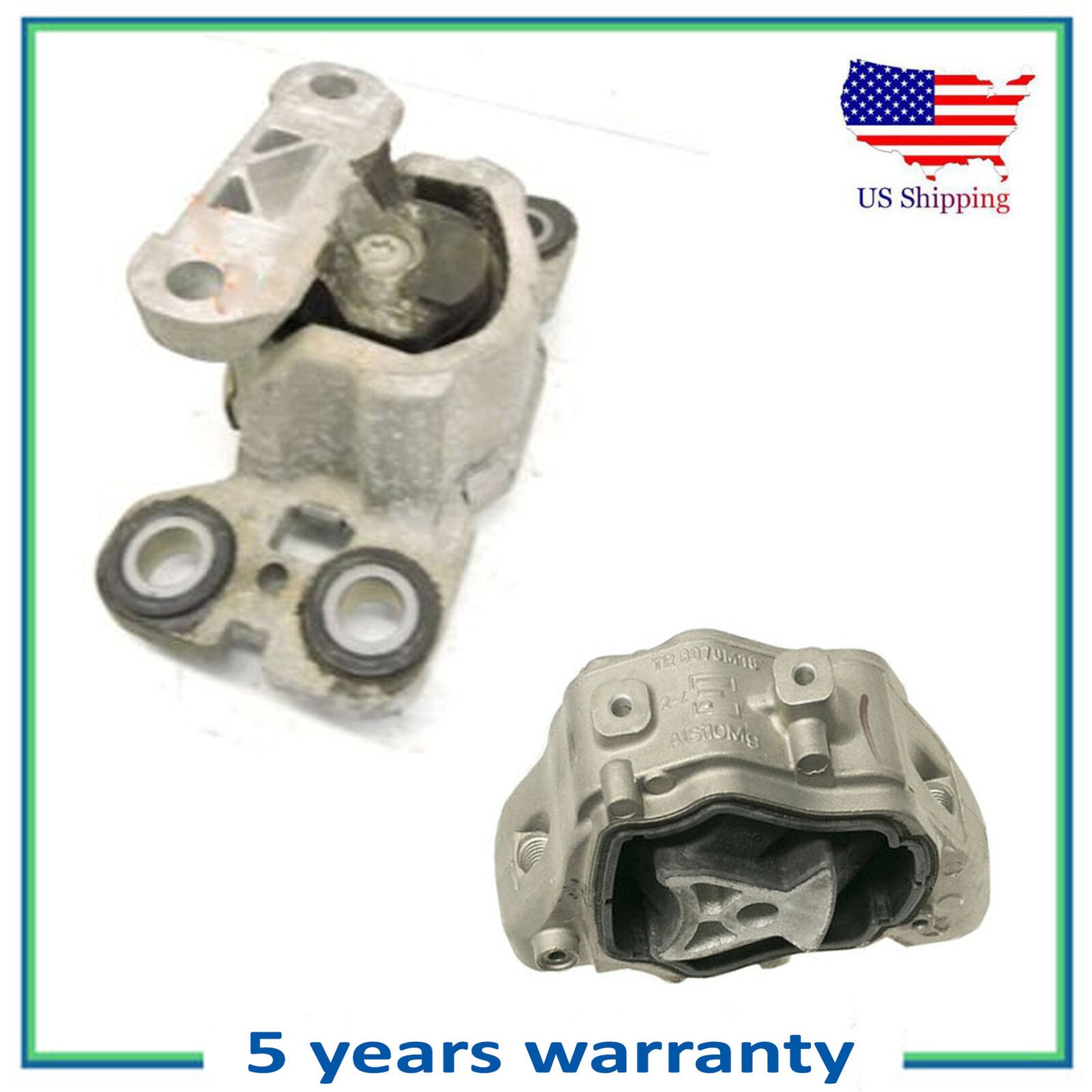 Lower & Left Engine Motor Mount For Set of 2PCS Volvo S60 S80 V70 SC60 XC70 New