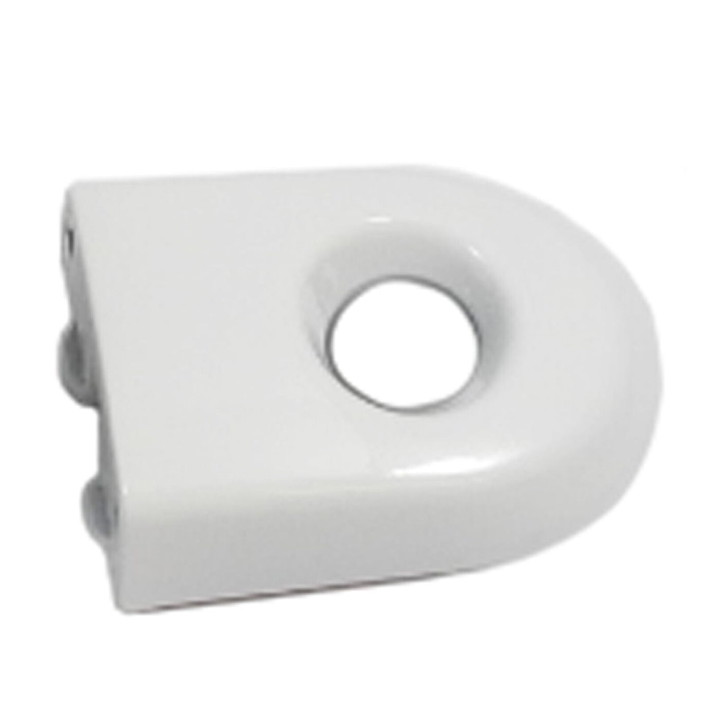 Front Left Outside Door Handle Bezel Cover W/Keyhole For 07-2012 Versa QM1 White