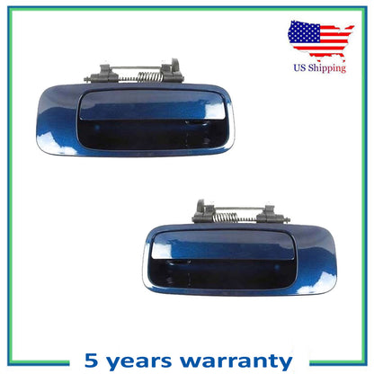 Rear Pair Set Outside Door Handle For 00-04 Toyota Avalon 8Q0 Stratosphere Mica