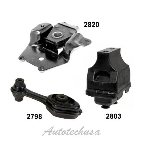 M930 Motor & Trans Mount 3PCS For 95-02 Cavalier Sunfire 2.2L 2.3L 2.4L for Auto